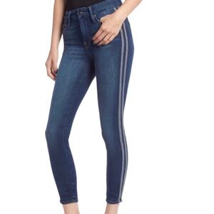 GOOD AMERICAN Good Legs High Rise Side
Stripe Jeans Size 8/29